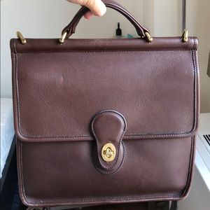 Authentic Coach Willis Bag Vintage Brown